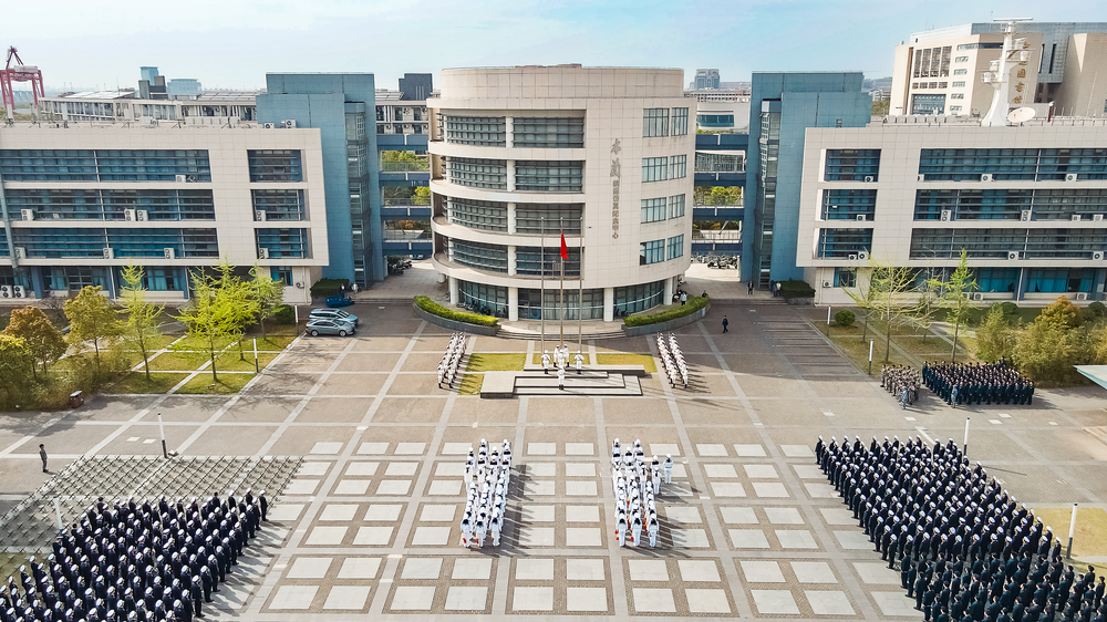學生準軍事化管理成果匯報展示活動現場